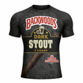 Cool Rashies™ Dark Stout Cigar Rash Guard – Black / Vintage Gold